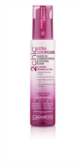 GIOVANNI 2chic leave-in elixir bottle for detangling and shine.
