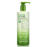 Giovanni 2chic Ultra-Moist Shampoo bottle with avocado-olive oil for deep hydration.