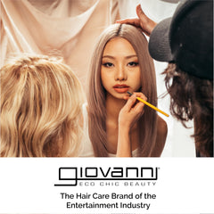 GIOVANNI 2chic Ultra-Volume formula closeup with papaya and tangerine, boosting hydration