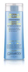 GIOVANNI Biotin & Collagen Leave-In Bottle promotes stronger, shinier hair.