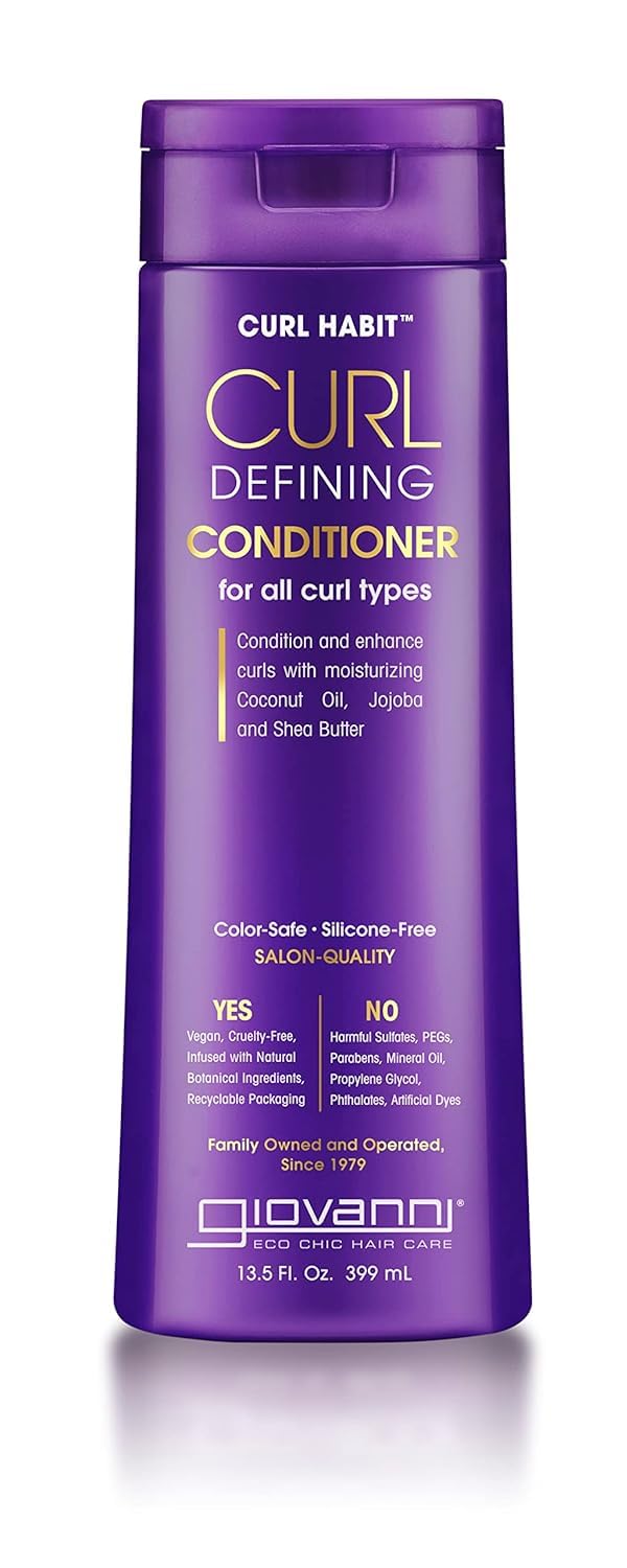 GIOVANNI Curl Defining Conditioner bottle delivers silky hydration for all curls.