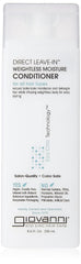 GIOVANNI Direct Leave-In bottle shows lightweight hydration for curls and detangling