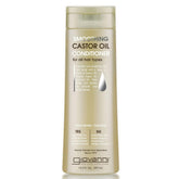 Giovanni smoothing castor oil conditioner bottle highlights frizz control and shine