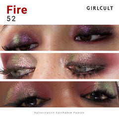 GIRLCULT 4-color palette glitter shades catching light for radiant dimension