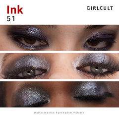 GIRLCULT mini palette swatches show rich pigment and smooth blending.