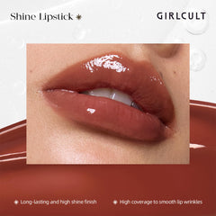 GIRLCULT weightless non-sticky texture on lips for comfortable wear.
