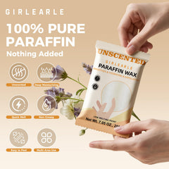 GIRLEARLE unscented formula closeup for fragrance-free spa use