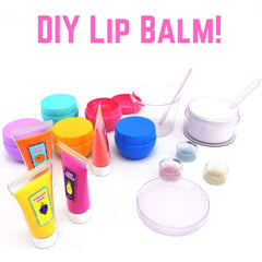 GirlZone glitters three colors sparkle for homemade lip balms.
