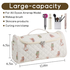 GISMTR large-capacity case fits Dyson Airwrap and attachments for versatile packing.
