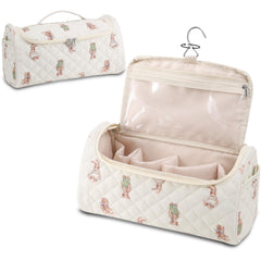 GISMTR quilted travel case with Dyson Airwrap hanging hook keeps tools organized on the go.