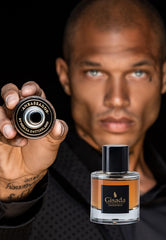 Gisada Ambassador Men bottle top close-up highlighting premium craftsmanship.