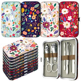 Gisafai 12-set nail care kit case shown in compact travel-ready design