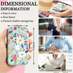 Gisafai floral-pattern leather case adds stylish storage for nail tools