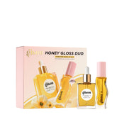 Gisou Honey Gloss Duo travel set packaging showcases a compact, travel-ready kit.