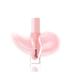 Gisou Honey Infused Lip Oil apply-glide demonstrates smooth application.