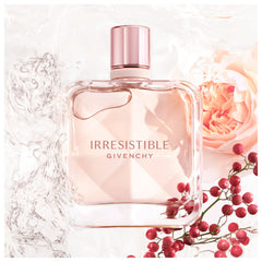 Givenchy Irresistible rose heart closeup emphasizes delicate floral notes for romance