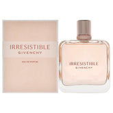 Givenchy Irresistible bottle front reveals sleek design for everyday luxury.