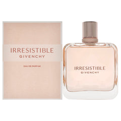 Givenchy Irresistible bottle front reveals sleek design for everyday luxury.