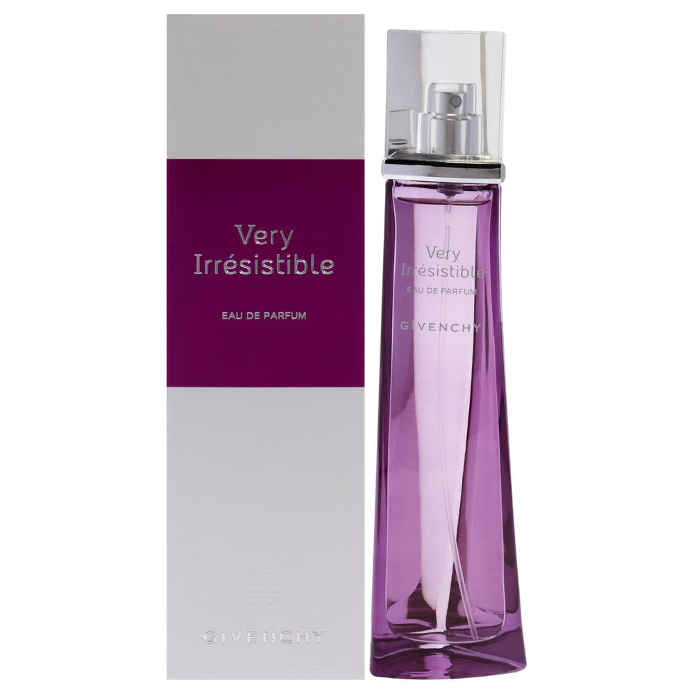 Givenchy Very Irresistible bottle front view highlight elegant fragrance for everyday wear