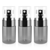 GIVITASOT 3Pack Small Spray Bottles 1oz with black caps for durable travel use.