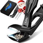 GJNL angled-head toenail clippers provide precise cuts for thick nails.