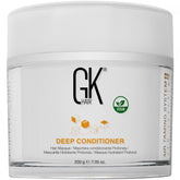 GK HAIR Global Keratin Deep Conditioner Masque bottle for hydrating dry hair.