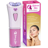 Glabrous Skin epilator face closeup for precise facial hair removal and smooth skin.