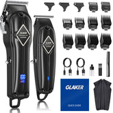 GLAKER hair clippers kit front view for professional home grooming