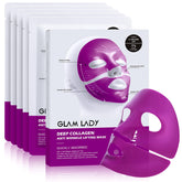 Glam Lady Bio-Collagen Mask close-up texture for deep hydration overnight use