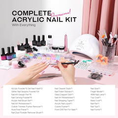 Glamonade 48W nail lamp: fast curing for quick salon-quality nails.
