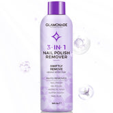 Glamonade acetone nail polish remover bottle for fast, professional soak-off at home.