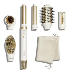 GlamUp GLAMUP 6 in 1 hot air styler packaging highlights premium gift-ready presentation.