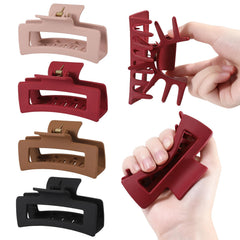 Glaudmeiss cloud-soft claw clip worn in a neat bun for daily wear
