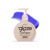 Glaze Supergloss bottle with dispensing pump for easy, even color application.