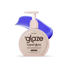 Glaze Supergloss bottle with dispensing pump for easy, even color application.