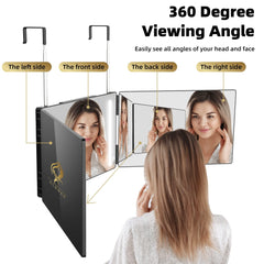 GLDDAO bright lighting mirrors provide uniform brightness for grooming tasks.