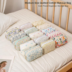Gleyemor emergency makeup bag with sturdy zipper for quick access on trips.