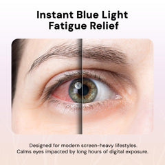 Glitch SteamTech Eye Mask warmth in action for soothing eye comfort.