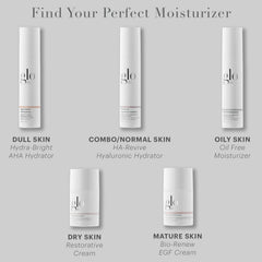 Glo Skin Beauty Restorative Cream packaging detail showcases premium branding and product cues.