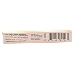 Glossier Boy Brow clear gel on brows delivering natural-looking definition and soft hold.