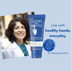 Gloves In A Bottle Shielding Lotion 2oz side view highlights lightweight, fast-absorbing hydration.