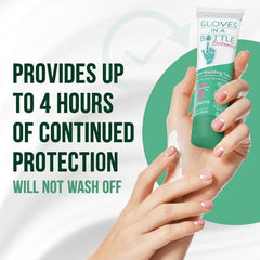 Gloves In A Bottle texture close-up—lightweight, non-greasy feel on skin.
