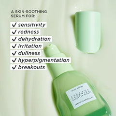 Glow Recipe Avocado Ceramide Serum swatch on skin demonstrates hydrating feel.