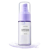 Glow Recipe Blueberry Bounce Face Wash packaging highlights travel-size convenience for on-the-go cleansing.