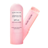 Glow Recipe face sunscreen stick SPF 45 travel-size glides on for daily protection with a dewy glow.