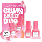Glow Recipe guava brightening set packaging, gift-ready presentation for skincare lovers