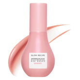 Glow Recipe Hue Drops pump closeup highlights buildable rosy glow for natural radiance