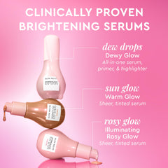 Glow Recipe hyaluronic acid serum bottle suggesting plump, moisturized skin potential.