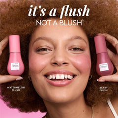 Glow Recipe Niacinamide Dewy Flush doe-foot applicator delivers buildable color.