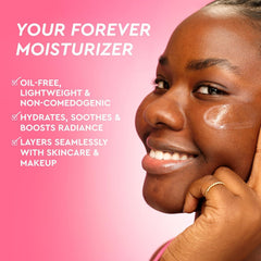 Glow Recipe Pink Juice Water Gel texture spotlight with a bouncy gel
